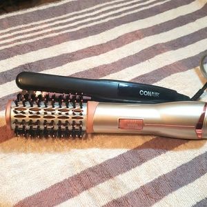 Infiniti Pro Frizz Free 1 1/2 inch hot airbrush and conair flat iron 1/2 inch